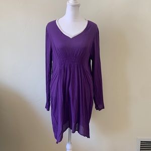 Athleta Long Sleeve Swim Cover Up. Size M. Purple